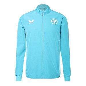 Castore Mens Wolverhampton Wanderers FC Anorak / Pagoda Blue